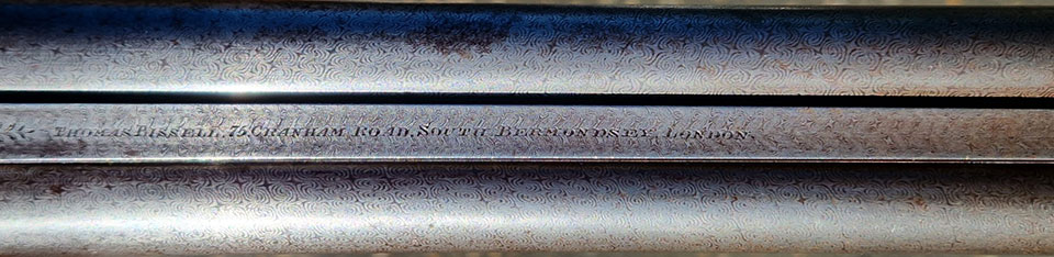 Bissell's works address on the rib.