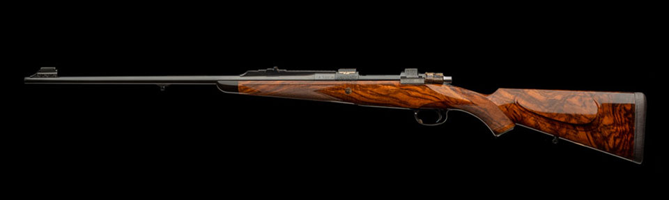 A traditional Westley Richards rifle; nobody wants this stuff anymore according to the M.D..